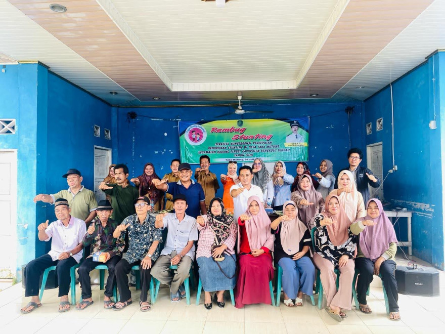 Rembuk Stunting Desa Taba Mutung Tahun 2025, Komitmen Bersama Wujudkan Generasi Sehat